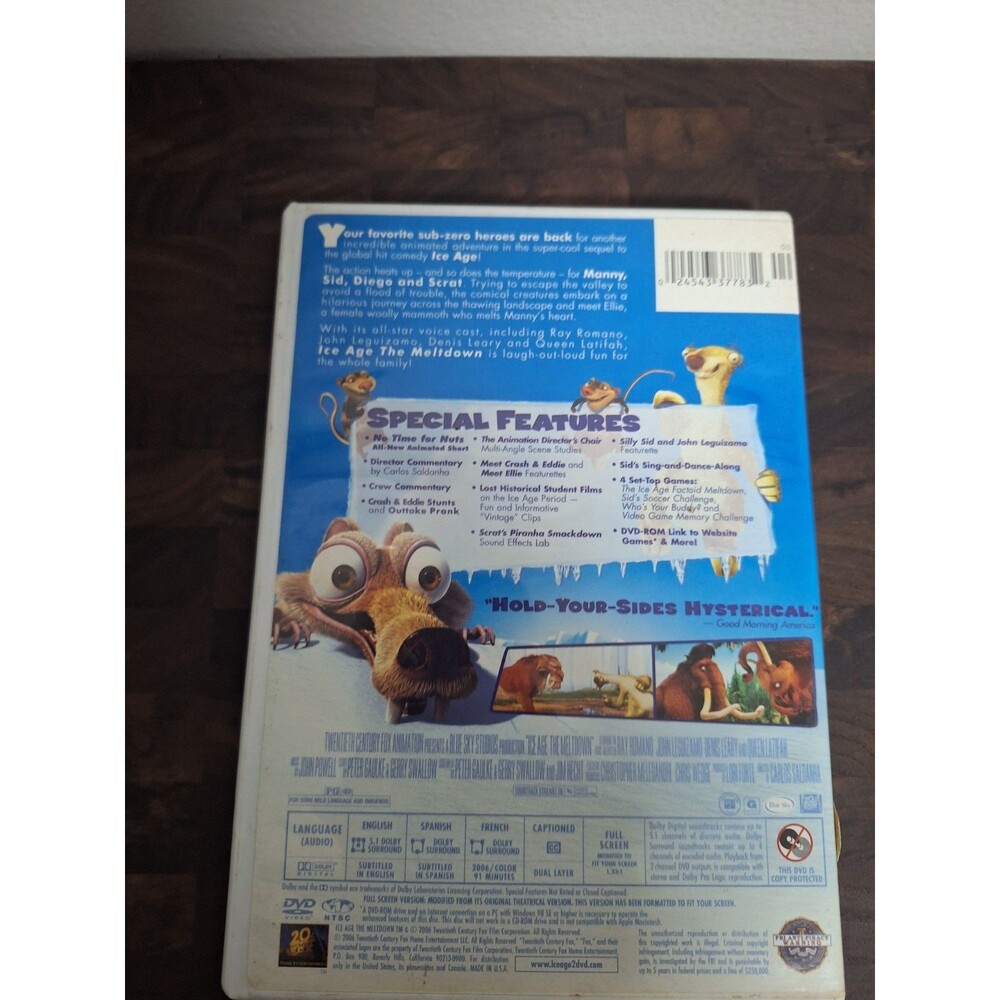 Ice Age - The Meltdown (Full Screen Edition) - DVD - Picture 2 of 3